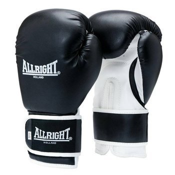 Allright Power Gel PU boxing gloves black-white 2042