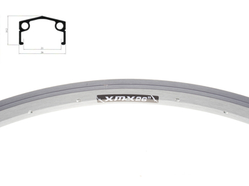 Aluminum rim XMX 28" 21x16.2mm 36-hole - Silver