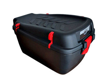 Big Cargo bicycle box - Black-Red