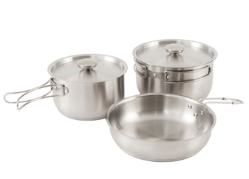 Camping Pot set Outwell Supper Set M - silver