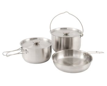 Camping Set Outwell Supper Set L - silver