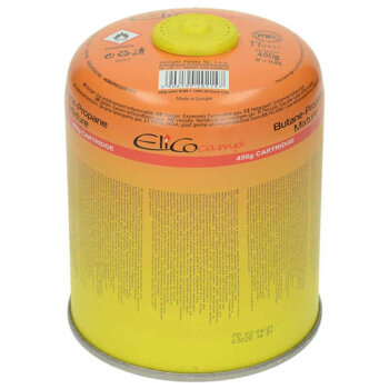 Cartridge, gas cylinder with ElicoCamp thread 450 g - Elico