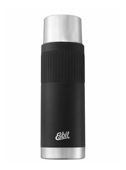 Esbit Sculptor Vacuum Flask with Sleeve 1L - black