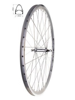 Front Wheel 28", XMX Rim, Aluminium