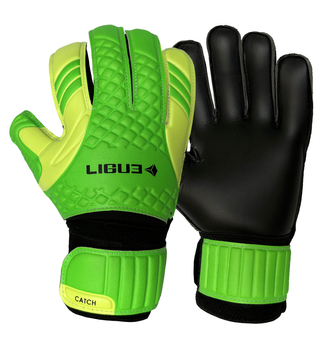 Goalkeeper Gloves Ligue Catch neon green-lime-black