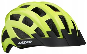 Helmet Lazer Comp DLX Flash Yellow Uni +Mesh +LED