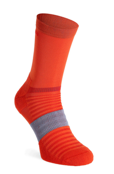 Inov-8 Active High Socks - fiery red/blue grey