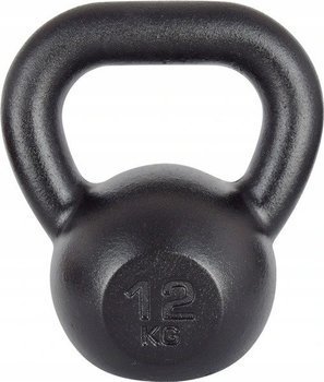 Kawmet Cast Iron Kettlebell 12 kg Black