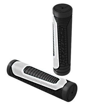 Kross Scale handlebar grips - Black-White, 130mm