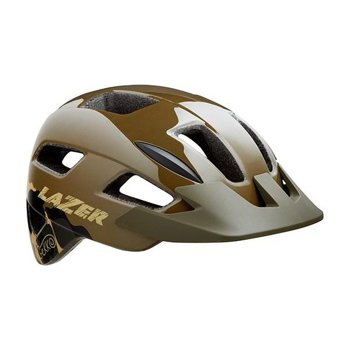 Lazer Gekko Dark Green Camo Helmet