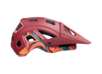 Lazer IMPALA CE Matte Red Rainforest Helmet