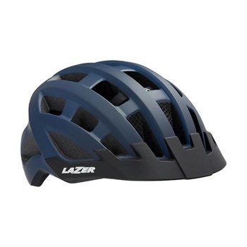 Lazer Petit DLX Matte Dark Blue +net+led helmet