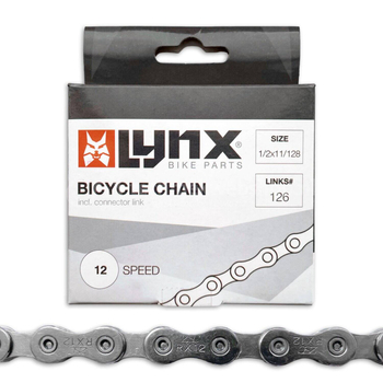 Lynx Bicycle Chain 12-speed 1/2 x 11/128 Inch - 126L - 5.5 mm