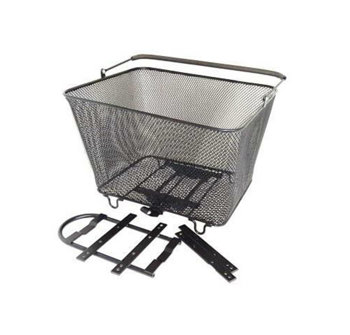 Mesh basket HT-CUP-25L rear steel rack, size 40x32x25cm