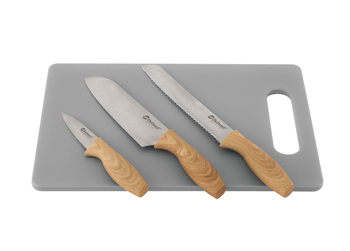 Outwell Caldas Knife Set w/Cutting Board