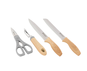 Outwell Chena Knife Set w/Peeler & Scissors