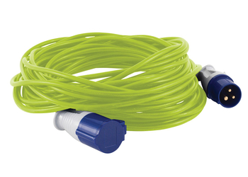 Outwell Corvus CEE Cable 25 m - Lime Green