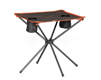 Portal Outdoor Table, Aluminium, Charcoal/Orange, One Size
