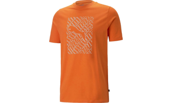 Puma Graphics Cat Tee 674474-23 Orange