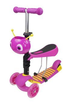 Push Scooter Vivo 3in1 MG0023C Pink Children Scooter