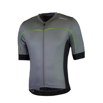 Rogelli PASSO gray-black-green t-shirt