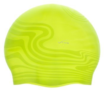 The lime-colored silicone swimming cap Vivo B-1316 3-D