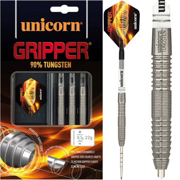 Unicorn Gripper 6 darts 90% tungsten darts 22g sharp 06016