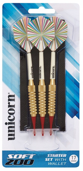 Unicorn Soft 200 17g soft tip darts 71910