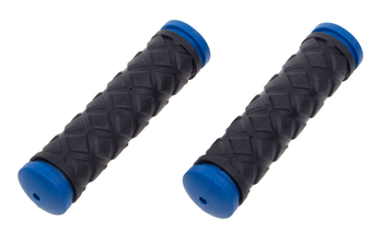 Verso HL-G73 120mm black/blue handlebar grips pair 