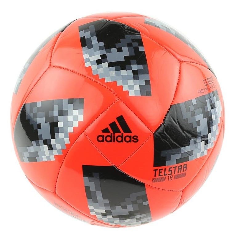 Adidas Football Russia 2018 Telstar 4 red-black - Footballs Team Sports ...