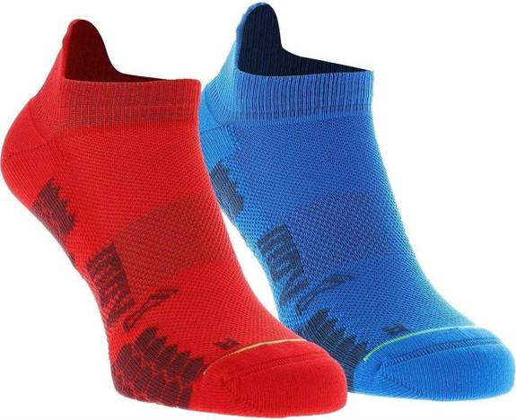  inov-8 Trailfly Sock Low Twinpack Blue - Red