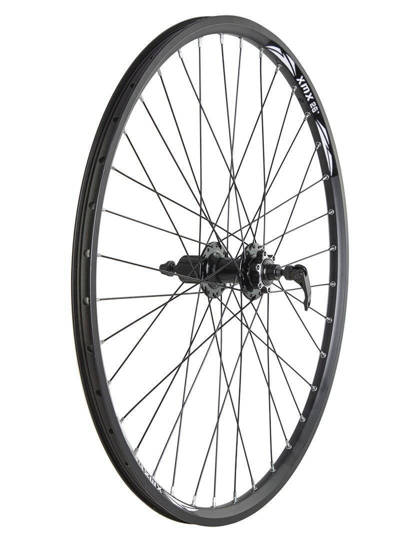 26" Aluminium Black Rear Wheel 8/9/10 speed Cassette Disc Brake