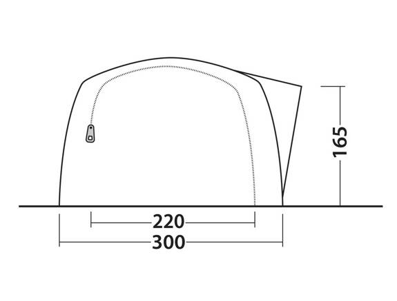 5 - Person Tent Outwell Blackwood 5 - green