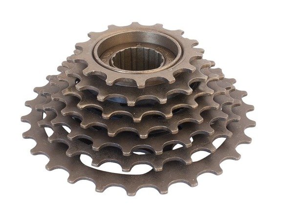 7 speed Freewheel 14-28 T index Brown Bicycle Freewheel