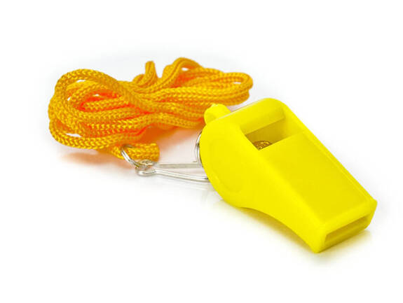 Allright plastic whistle yellow AS07008