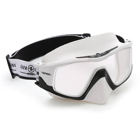 Aqualung Versa L mask MS444EU0901LCL White Black Lens Clear