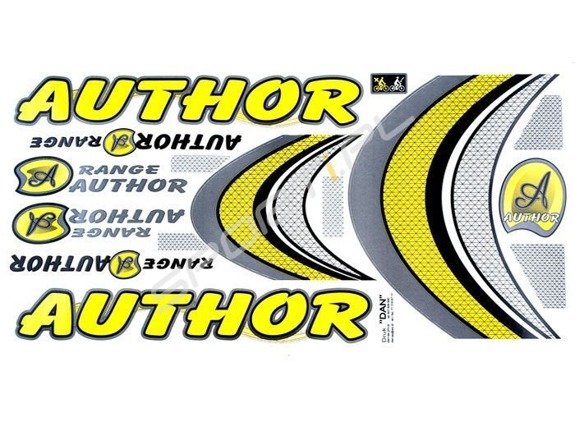 Author Bike Stickers