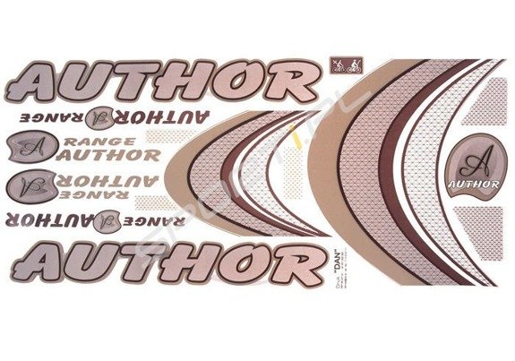 Author Bike Stickers