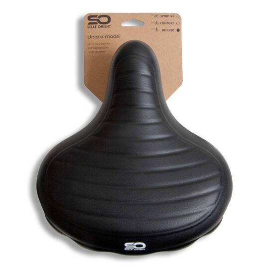 BICYCLE SADDLE SELLE ORIENT  Saddle relax Black