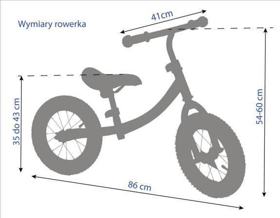 Balance Bike Enero 12" Air Car Orange 