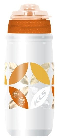 Bicycle Water Bottle Kellys KARROO 0,7l Orange White 83 g 0,55 L