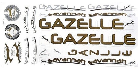 Bike Stickers KR-4 Gazelle 