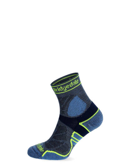 Bridgedale Lightweight T2 Merino Sport 3/4 Crew Socks - blue