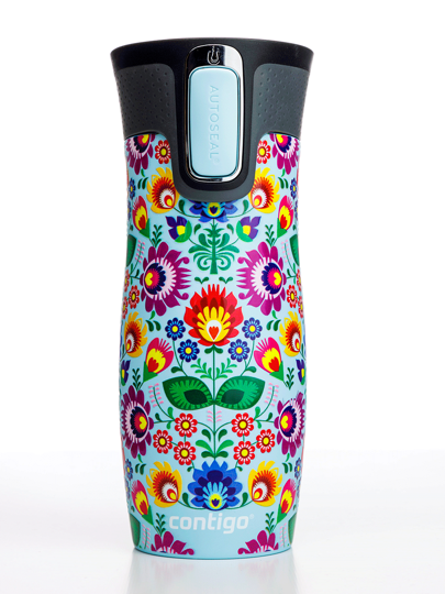 Contigo West Loop 2.0 470ml - Folklor - Sea Blue Matt