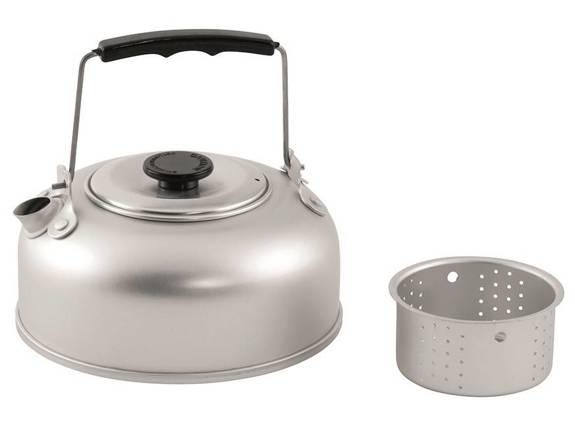 Easy Camp Compact Kettle - Silver, 0.8 Litre