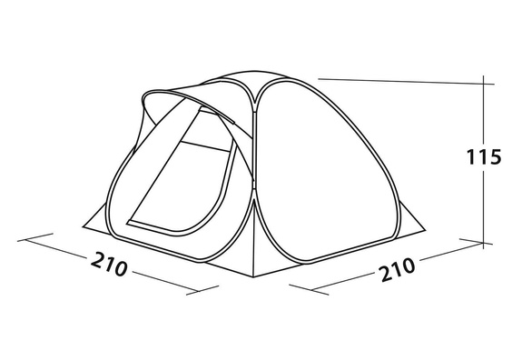 Easy Camp Flameball 300 - 3-Person Tent