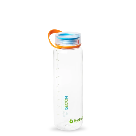 Eco-Friendly Bottle HydraPak Recon 1L - Clear/Confetti