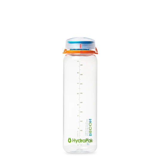 Eco-Friendly Bottle HydraPak Recon 1L - Clear/Confetti