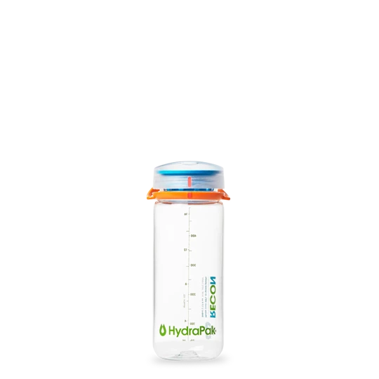 Eco-Friendly Bottle HydraPak Recon 500ml - Clear/Confetti