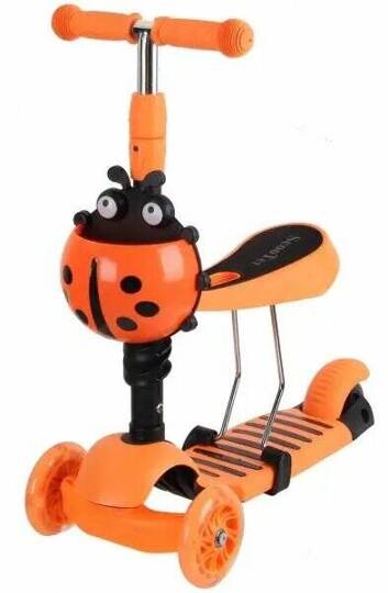 Enero scooter 3in1 ladybug orange